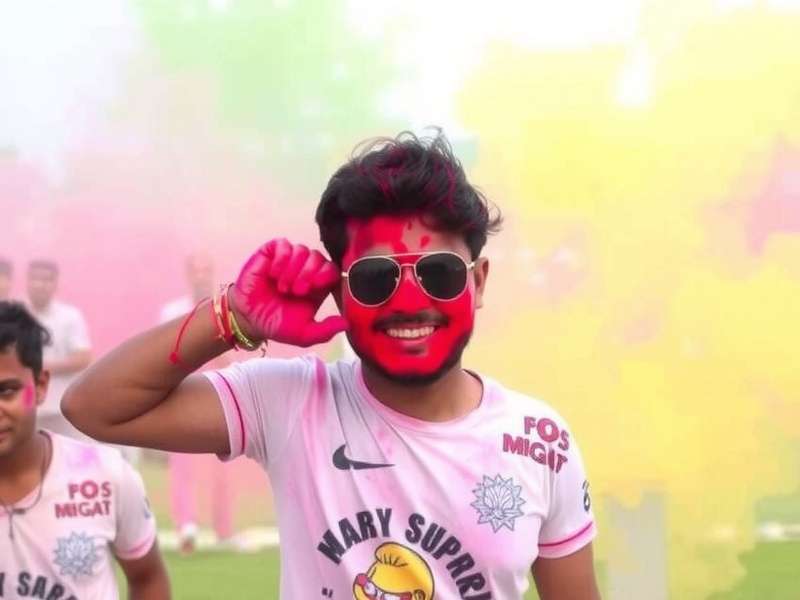 Holi Party Sprint showing different Holi traditions from across India - Lathmar Holi, beach Holi, and family celebrations